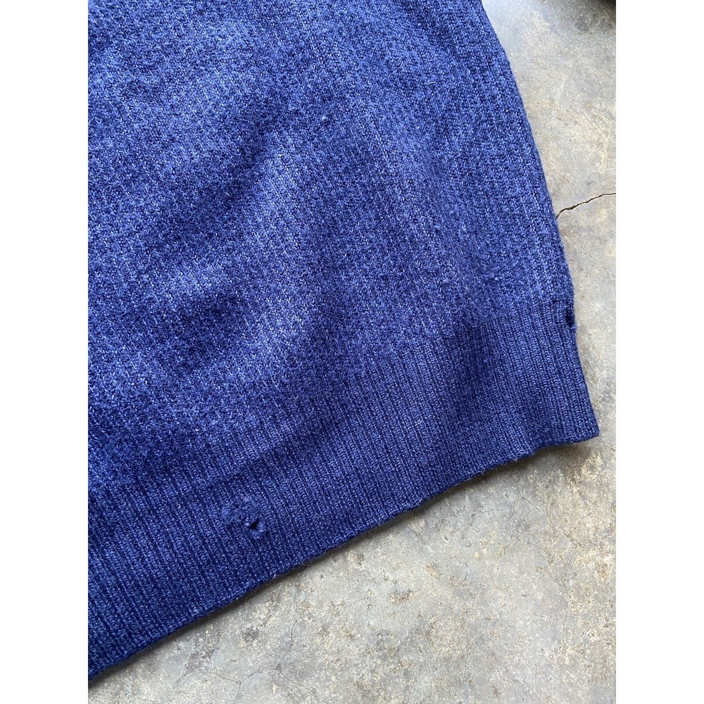 Beautiful Vintage 80s Abercrombie & Fitch 100% Wool Pullover Size Small - Picture 2 of 7